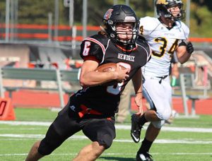 Hendrix running back Dayton Winn had the most rushing yards of any college back in Arkansas in 2015. Photo courtesy HC Sports Info.